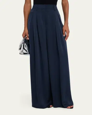 Ramy Brook Oscar Wide-Leg Satin Pants | Thumbnail 4 Ramy Brook Oscar Wide-Leg Satin Pants | Thumbnail 4