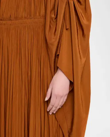 Lanvin Pleated Waisted Gown | Thumbnail 9