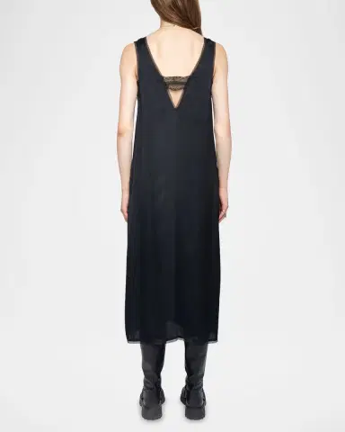 Zadig & Voltaire Renzo Satin Slip Dress | Thumbnail 2 Zadig & Voltaire Renzo Satin Slip Dress | Thumbnail 2