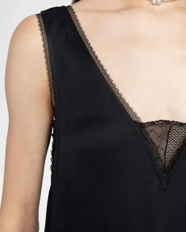 Zadig & Voltaire Renzo Satin Slip Dress | Thumbnail 4 Zadig & Voltaire Renzo Satin Slip Dress | Thumbnail 4
