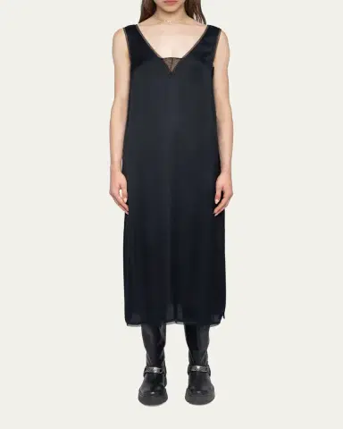 Zadig & Voltaire Renzo Satin Slip Dress | Thumbnail 6 Zadig & Voltaire Renzo Satin Slip Dress | Thumbnail 6