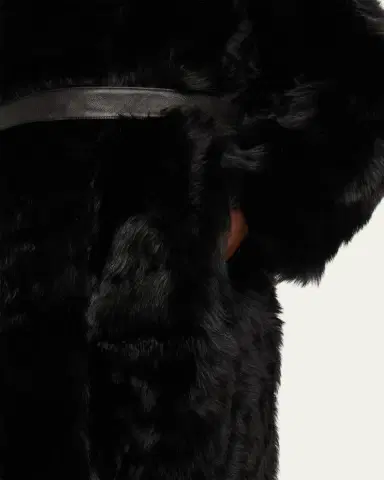 Yves Salomon Toscana Shearling Lamb Coat | Thumbnail 5
