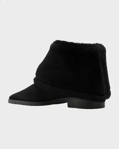 Toteme Fold Down Shearling Suede Ankle Boots | Thumbnail 8 Toteme Fold Down Shearling Suede Ankle Boots | Thumbnail 8