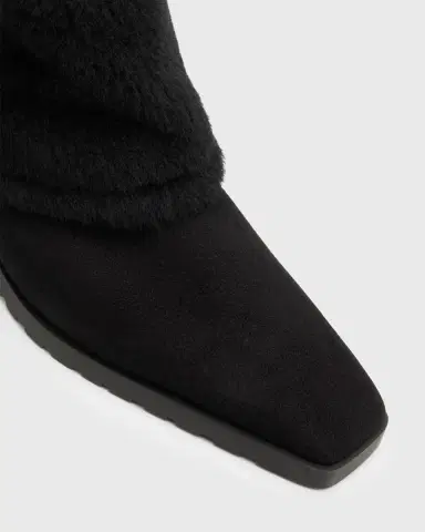 Toteme Fold Down Shearling Suede Ankle Boots | Thumbnail 9 Toteme Fold Down Shearling Suede Ankle Boots | Thumbnail 9