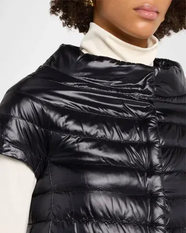 HERNO Emilia Water-Resistant Ultralight Nylon Puffer Cape | Thumbnail 4 HERNO Emilia Water-Resistant Ultralight Nylon Puffer Cape | Thumbnail 4