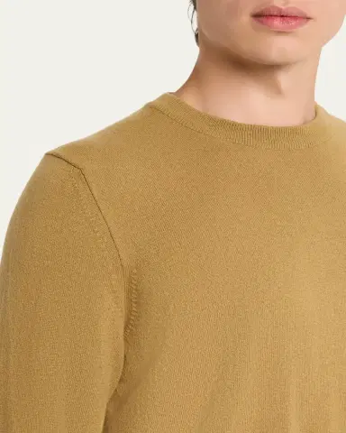 Kiton Men's 12GG Cashmere Knit Crewneck Sweater | Thumbnail 5 Kiton Men's 12GG Cashmere Knit Crewneck Sweater | Thumbnail 5