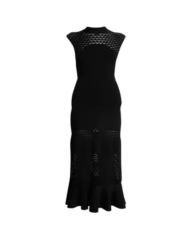 Lanvin Lace Open-Knit Ruffle Maxi Dress | Thumbnail 1 Lanvin Lace Open-Knit Ruffle Maxi Dress | Thumbnail 1