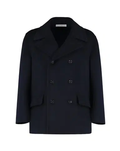 Umit Benan Men's The Good Men Cashmere and Virgin Wool Peacoat | Thumbnail 1 Umit Benan Men's The Good Men Cashmere and Virgin Wool Peacoat | Thumbnail 1