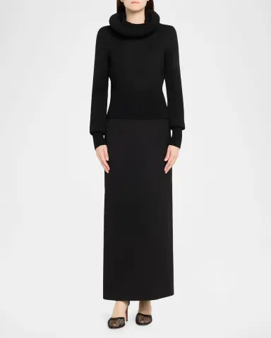 ALAÏA Sculptural Hooded Rib-Knit Sweater | Thumbnail 6 ALAÏA Sculptural Hooded Rib-Knit Sweater | Thumbnail 6