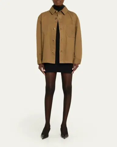 Saint Laurent Bellechasse YSL Pocket Overshirt | Thumbnail 2