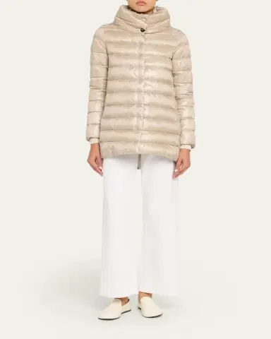 Herno Amelia Ultra-Light A-Line Down Jacket | Thumbnail 2 Herno Amelia Ultra-Light A-Line Down Jacket | Thumbnail 2