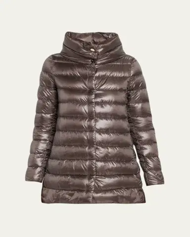 Herno Amelia Ultra-Light A-Line Down Jacket | Thumbnail 6 Herno Amelia Ultra-Light A-Line Down Jacket | Thumbnail 6