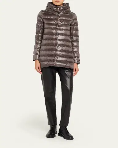 Herno Amelia Ultra-Light A-Line Down Jacket | Thumbnail 7 Herno Amelia Ultra-Light A-Line Down Jacket | Thumbnail 7