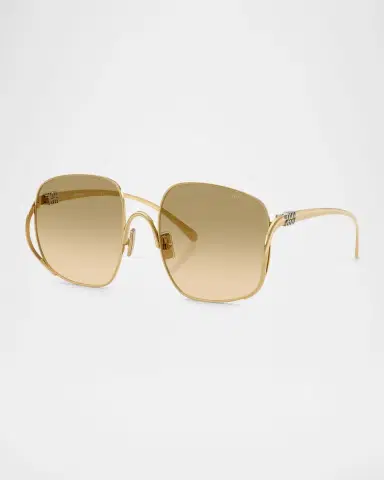 Miu Miu MU A57S Metal Square Sunglasses | Thumbnail 2 Miu Miu MU A57S Metal Square Sunglasses | Thumbnail 2