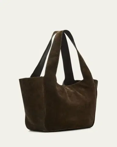 Saint Laurent Le 5 À 7 Bea YSL Cabas Tote Bag in Suede | Thumbnail 3 Saint Laurent Le 5 À 7 Bea YSL Cabas Tote Bag in Suede | Thumbnail 3