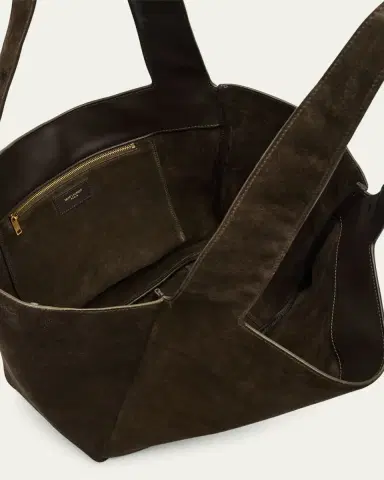 Saint Laurent Le 5 À 7 Bea YSL Cabas Tote Bag in Suede | Thumbnail 4 Saint Laurent Le 5 À 7 Bea YSL Cabas Tote Bag in Suede | Thumbnail 4