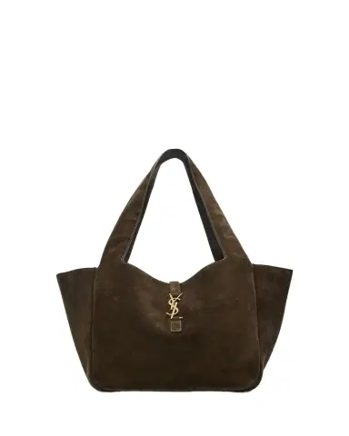 Saint Laurent Le 5 À 7 Bea YSL Cabas Tote Bag in Suede | Thumbnail 1 Saint Laurent Le 5 À 7 Bea YSL Cabas Tote Bag in Suede | Thumbnail 1