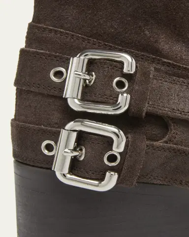 Chloé Dakota Suede Moto Ankle Boots | Thumbnail 3 Chloé Dakota Suede Moto Ankle Boots | Thumbnail 3
