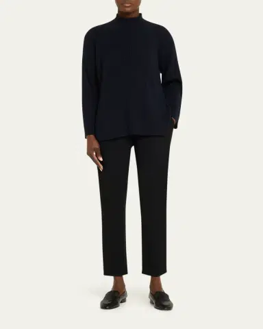Eileen Fisher Ribbed Merino Wool Turtleneck Sweater | Thumbnail 2 Eileen Fisher Ribbed Merino Wool Turtleneck Sweater | Thumbnail 2