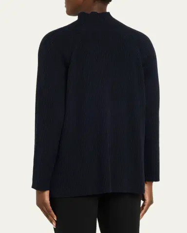 Eileen Fisher Ribbed Merino Wool Turtleneck Sweater | Thumbnail 3 Eileen Fisher Ribbed Merino Wool Turtleneck Sweater | Thumbnail 3