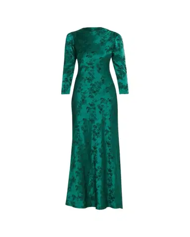 Saloni Sylvie Floral High-Neck Dress | Thumbnail 1