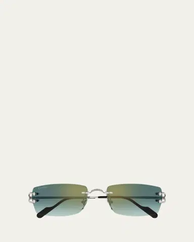 Cartier Men's CT0550S Metal Rectangle Sunglasses | Thumbnail 2 Cartier Men's CT0550S Metal Rectangle Sunglasses | Thumbnail 2