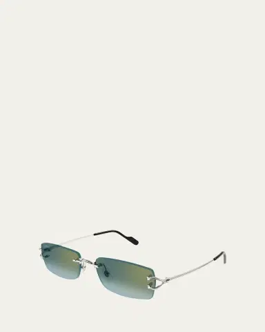 Cartier Men's CT0550S Metal Rectangle Sunglasses | Thumbnail 3 Cartier Men's CT0550S Metal Rectangle Sunglasses | Thumbnail 3