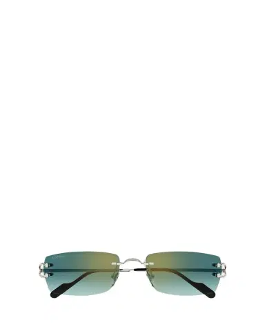 Cartier Men's CT0550S Metal Rectangle Sunglasses | Thumbnail 1 Cartier Men's CT0550S Metal Rectangle Sunglasses | Thumbnail 1