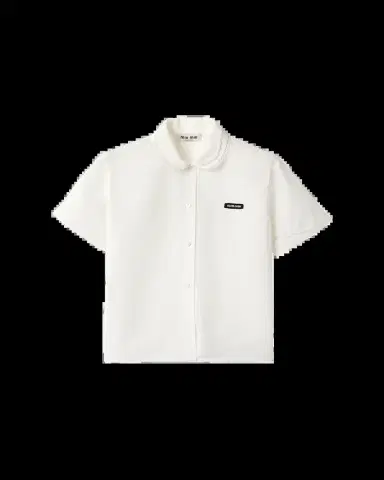 Miu Miu Embroidered Poplin Shirt | Thumbnail 2