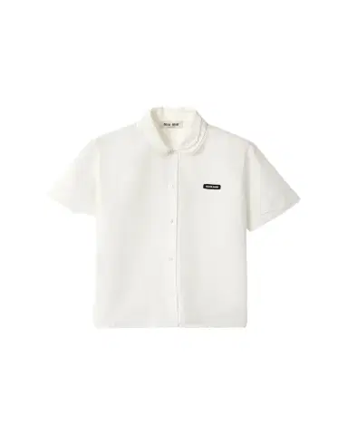 Miu Miu Embroidered Poplin Shirt | Thumbnail 1