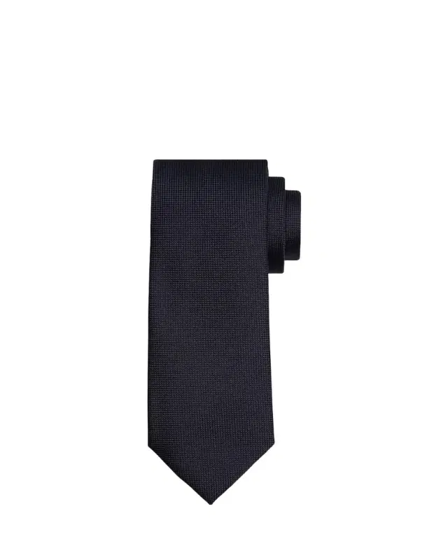 ZEGNA Men's Tic-Weave Silk Tie