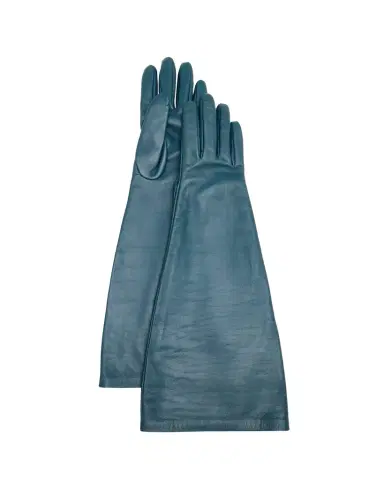 Saint Laurent Long Leather Gloves | Thumbnail 1