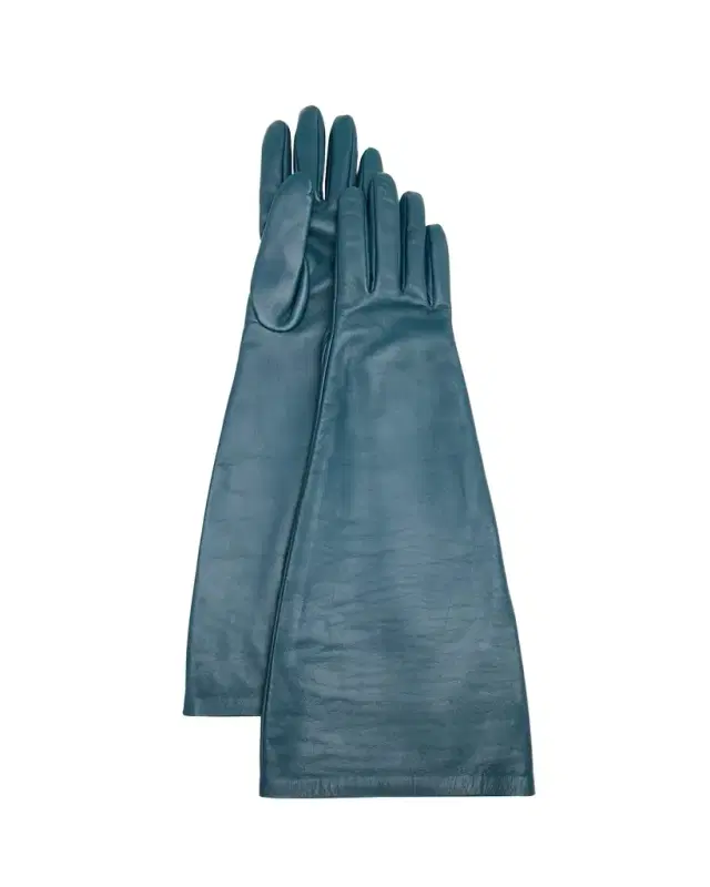 Saint Laurent Long Leather Gloves
