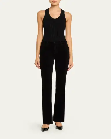 L'AGENCE Stevie High-Rise Straight Jeans | Thumbnail 2