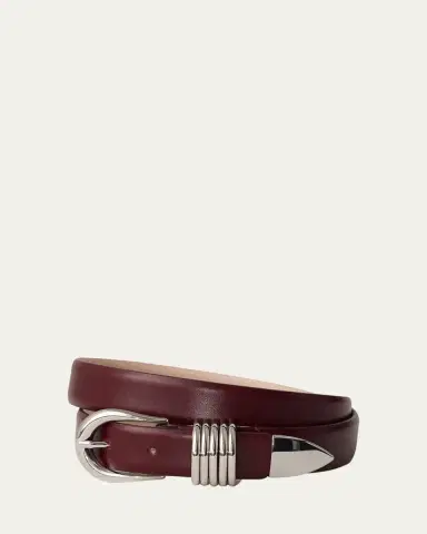 Déhanche Hollyhock Leather Belt | Thumbnail 5