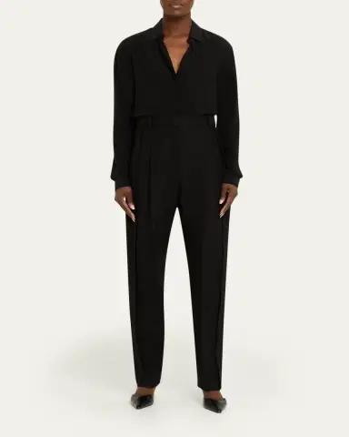 Lanvin Virgin Wool Cigarette Trousers | Thumbnail 2 Lanvin Virgin Wool Cigarette Trousers | Thumbnail 2