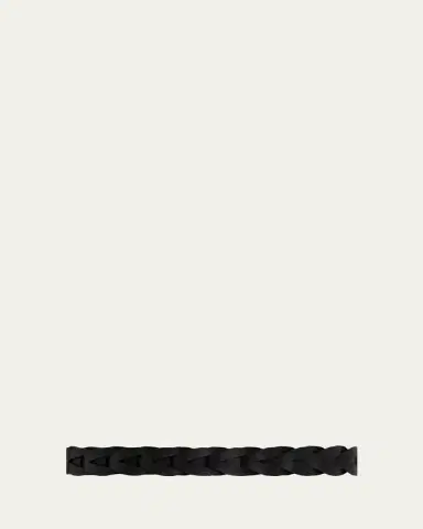 Ralph Lauren Purple Label Men's Woven Leather Belt | Thumbnail 3 Ralph Lauren Purple Label Men's Woven Leather Belt | Thumbnail 3