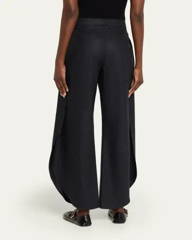 Alaïa Wool Flannel Petal Pants | Thumbnail 3 Alaïa Wool Flannel Petal Pants | Thumbnail 3