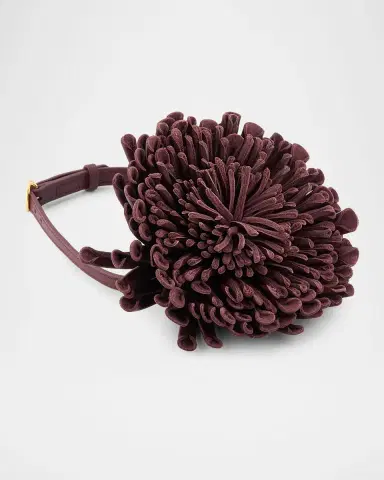 Alaïa Leather Flower Choker | Thumbnail 10