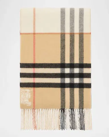 Burberry Double-Faced Cashmere EKD Scarf | Thumbnail 2 Burberry Double-Faced Cashmere EKD Scarf | Thumbnail 2