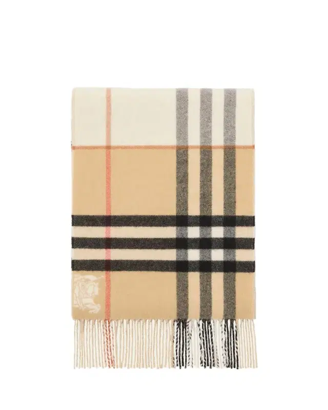 Double-Faced Cashmere EKD Scarf