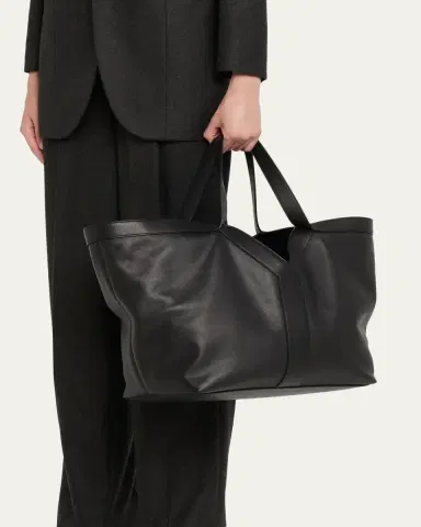 Saint Laurent Y Stitch Tote Bag in Calfskin Leather | Thumbnail 2 Saint Laurent Y Stitch Tote Bag in Calfskin Leather | Thumbnail 2