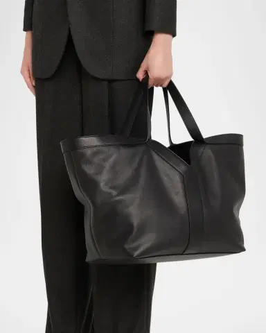 Saint Laurent Y Stitch Tote Bag in Calfskin Leather | Thumbnail 6 Saint Laurent Y Stitch Tote Bag in Calfskin Leather | Thumbnail 6