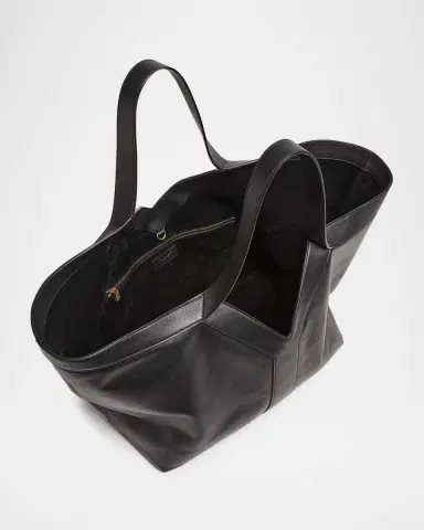 Saint Laurent Y Stitch Tote Bag in Calfskin Leather | Thumbnail 8 Saint Laurent Y Stitch Tote Bag in Calfskin Leather | Thumbnail 8