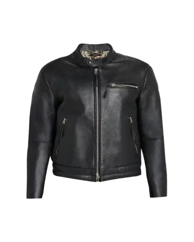 Tom Ford Men's Pebbled Leather Biker Jacket | Thumbnail 1 Tom Ford Men's Pebbled Leather Biker Jacket | Thumbnail 1