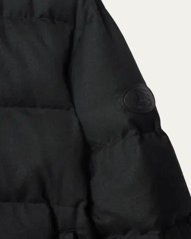 Burberry Men's Wool Snowdon Down Puffer Jacket | Thumbnail 4 Burberry Men's Wool Snowdon Down Puffer Jacket | Thumbnail 4