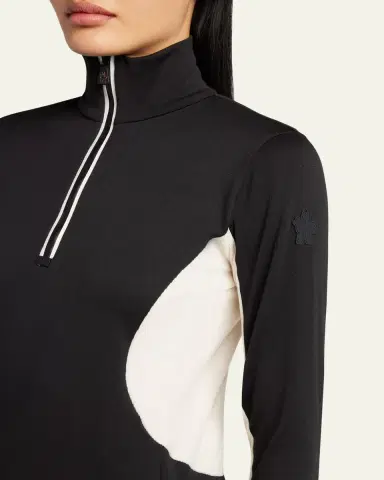 Moncler Grenoble Polartec Base Layer Zip Turtleneck | Thumbnail 5 Moncler Grenoble Polartec Base Layer Zip Turtleneck | Thumbnail 5