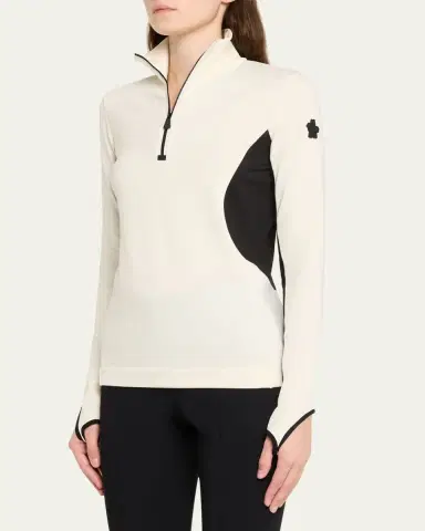 Moncler Grenoble Polartec Base Layer Zip Turtleneck | Thumbnail 9 Moncler Grenoble Polartec Base Layer Zip Turtleneck | Thumbnail 9