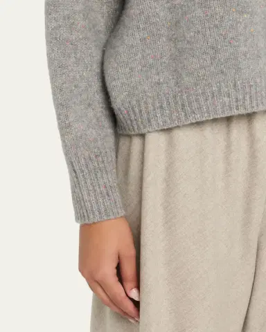 Frame The Cashmere Fleck Cardigan | Thumbnail 5 Frame The Cashmere Fleck Cardigan | Thumbnail 5