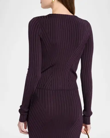 Adam Lippes Greer Cropped Knit Cardigan | Thumbnail 7 Adam Lippes Greer Cropped Knit Cardigan | Thumbnail 7
